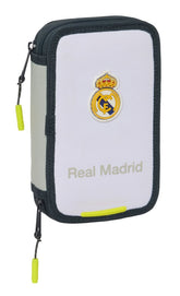 PLUMIER DOBLE PQÑO 29 PCS REAL MADRID 1ª EQUIP, 25/26 | SAFTA, S,A,